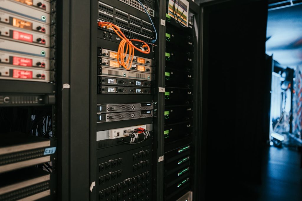 Infrastructure de serveurs et équipements réseau